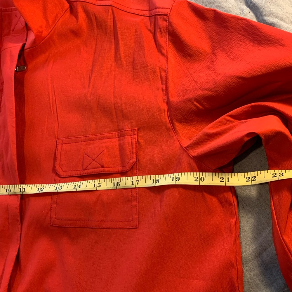 Alia Bright Red Utility Jacket - Picture 5 of 14